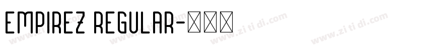 Empirez Regular字体转换